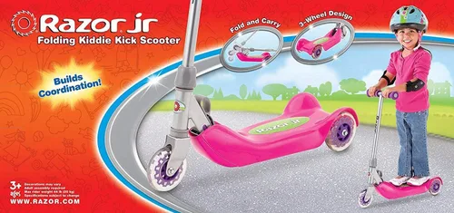 Miniatura 9 de Razor Patinete plegable para niños Jr Rosado
