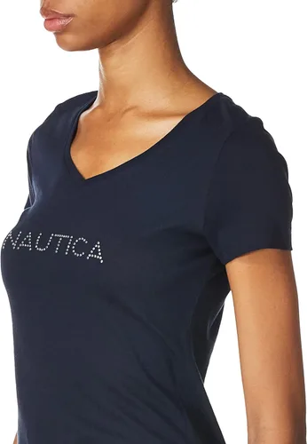 Miniatura 2 de Nautica Camiseta de mujer Easy Comfort Supersoft 100% algodón con logotipo clásico