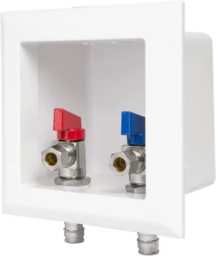 Miniatura 9 de EFIELD Pex Caja de salida de grifo premontada, entrada Pex de púas de 1/2 pulgada con válvula de bola de 1/4 vuelta instalada para suministro
