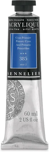 Miniatura 4 de Sennelier Acrílico para artistas extrafinos, 2.0 fl oz, luz verde cromo S3