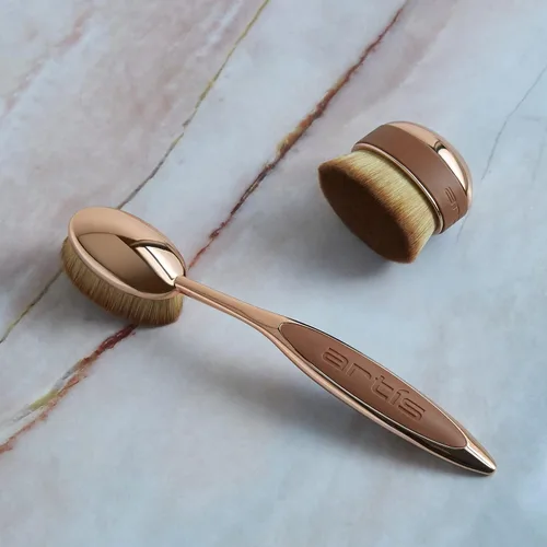 Miniatura 2 de Artis Elite Palm Brush Mini - Cepillo de maquillaje color oro rosa, 1 pieza