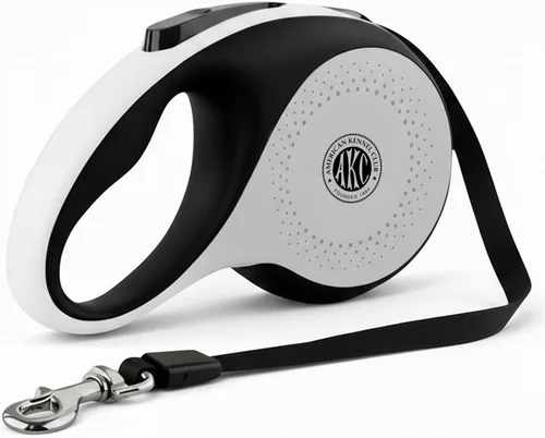 Miniatura 12 de American Kennel Club Correa retráctil resistente para perro, 16.4 pies, sin enredos, agarre ergonómico, freno de una mano, para perros medianos