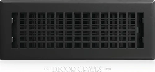 Miniatura 11 de Decor Grates LTH212-BLK - Registro de piso de celosía, 2 x 12 pulgadas, color negro