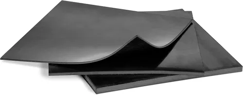 MATNIKS Láminas de Goma, Negro, 6x6 Pulgadas, 1/16, 1/8, 1/4 (Paquete Variado) Juntas de Aislamiento de Tubería de Neopreno Comercial Material de