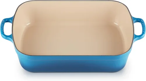 Miniatura 17 de Le Creuset Fuente para horno rectangular de hierro fundido esmaltado, 5.25 cuartos de galón (11.7 pulgadas x 16.8 pulgadas), color blanco