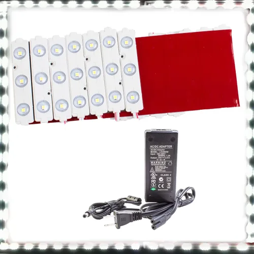 Miniatura 5 de Módulo de inyección Z3030 de luz LED súper brillante de 24 V + paquete de fuente de alimentación UL 24 V (20 pies)