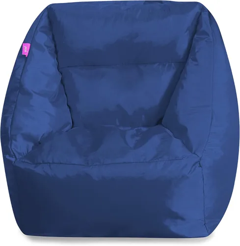 Miniatura 97 de Posh Beanbags - Sillón puff grande, 38 pulgadas, color azul rey sólido Nylon suave - Azul real