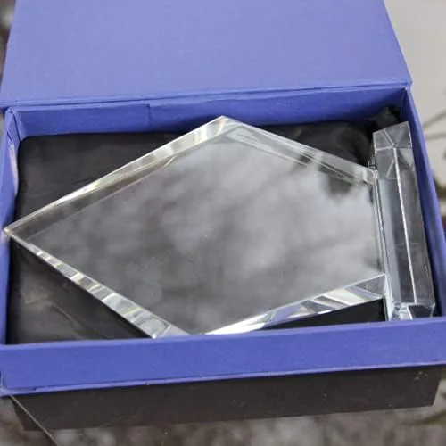 Miniatura 6 de Placa de regalo de agradecimiento de cristal personalizada, premio del empleado, agradecimiento de jubilación, regalo único de jubilación
