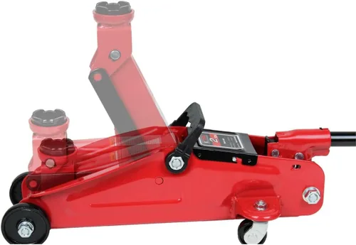 Miniatura 2 de K Tool International 63097A Gato de piso tipo carro automotriz de 2 toneladas con soportes de gato para garajes, talleres de reparación y bricolaje