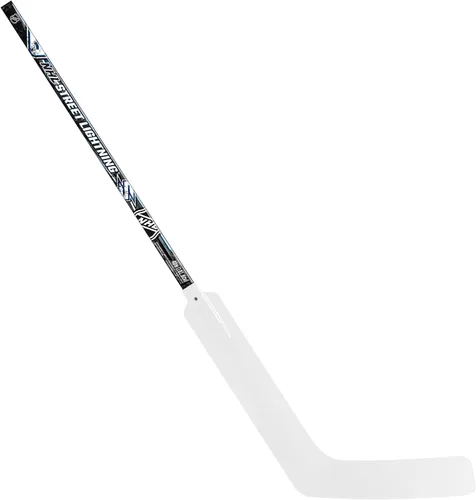 Miniatura 8 de Franklin Sports NHL para niños principiantes de hockey callejero + palos de portero - Palos de hockey para jóvenes + juniors - Para diestros + zurdos
