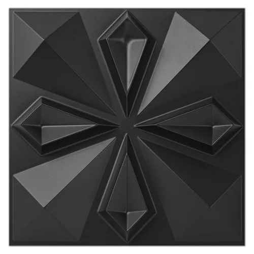 Miniatura 9 de Art3dwallpanels Paquete de 33 paneles de pared 3D, elegantes azulejos de pared con textura ondulada, papel tapiz moderno de PVC para decoración