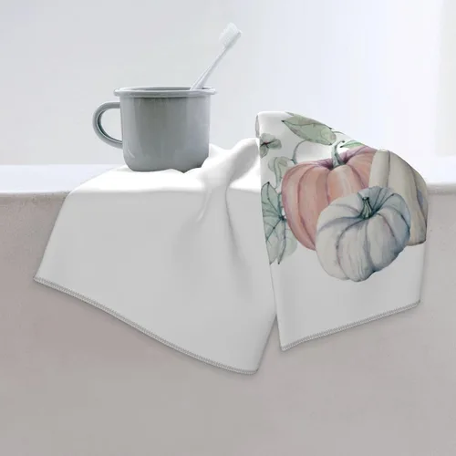 Miniatura 6 de Toalla de mano con diseño de calabaza y otoño, para la cara, 27.5 x 15.7 pulgadas, microfibra de secado rápido, suave, absorbente, para baño, playa