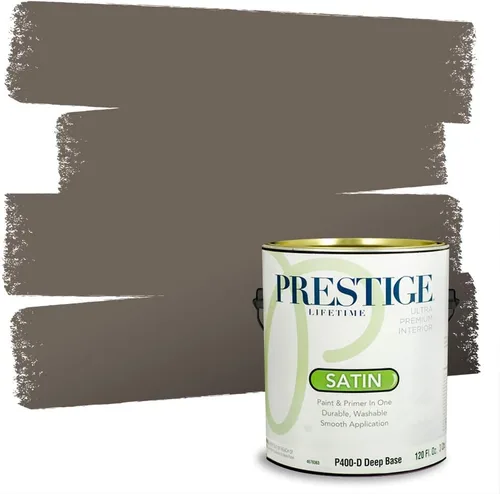 Miniatura 42 de Prestige Paints - 2 en 1, pintura base y pintura de exterior, P500-N-SW7020 SW6991-PCM