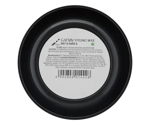 Miniatura 3 de Gatsby Cera de peinado para el cabello mate y dura 2.65 oz gris