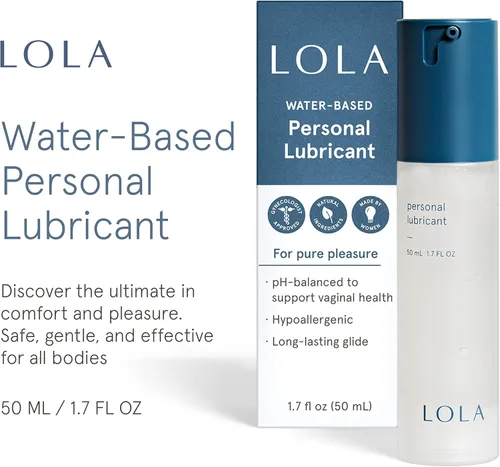 Miniatura 10 de LOLA Lubricante personal a base de agua, lubricante sin perfume para parejas, suave, pH equilibrado, antiadherente, fácil de limpiar, para mujeres