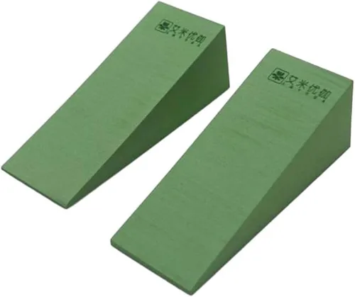 2 piezas de cuña de espuma de yoga, bloque de cuña EVA, soporte de espalda para estirador de talón, estirador de pantorrilla inclinada