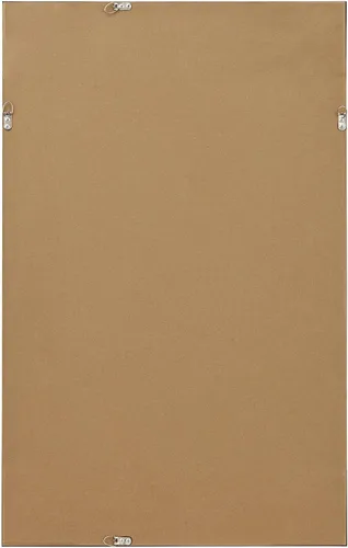 Miniatura 8 de Uttermost Verne - Espejo de pared rectangular con borde negro mate de 24 x 38 pulgadas