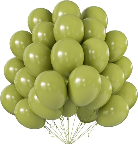 Miniatura 73 de KALOR Globos dorados champagne, 100 piezas de 5 pulgadas de globos mini de látex mate para arco de guirnalda de globos, decoración de cumpleaños