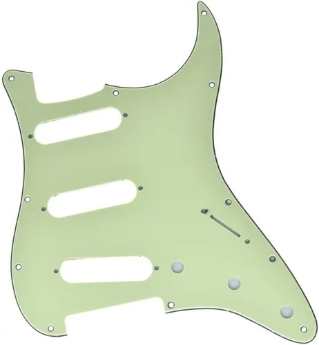 Miniatura 11 de KAISH - Golpeador de 11 agujeros estilo ST/Strat, SSS, para Stratocaster de EE. UU./México, perla de abulón