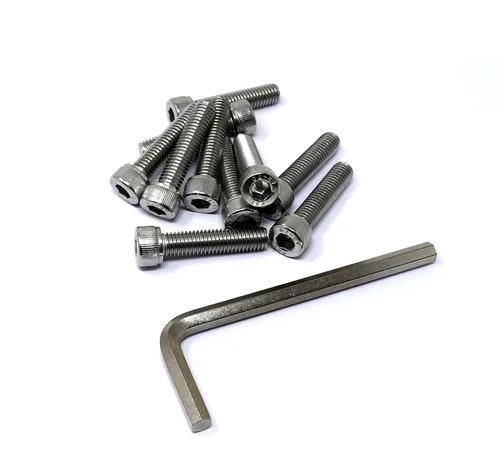 Miniatura 192 de iexcell 25 piezas M4 x 60/65/70/75/3.150 in paso de rosca 0.028 in acero inoxidable 304 cabeza hexagonal Tornillos Tornillos surtido Kit