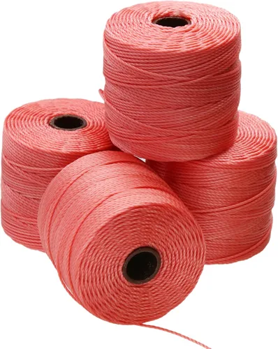 Miniatura 41 de The Beadsmith S-Lon Cordón para Cuentas – Cordón de Nylon Torcido de 0.5 mm para Ensartar, Paquete de 4, Mezcla de Neutrales Fríos, TEX210, 77