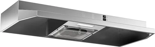 Miniatura 15 de FIREGAS Campana extractora negra de 24 pulgadas, 300 CFM con conductos/sin conductos convertible bajo gabinete, campana de cocina en acero Acero