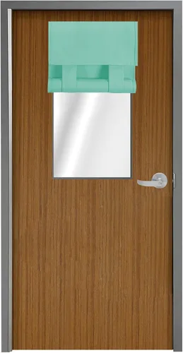 Miniatura 22 de WdFour Cortinas de puerta francesa con tacto sedoso, aislamiento térmico, reducción de ruido, cortinas opacas para puerta de vidrio y oficina