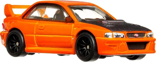 Miniatura 2 de Hot Wheels Vehículos de leyendas del circuito cultural del automóvil para niños de 3 años en adelante, Subaru WRX Sti 22B, colección prémium
