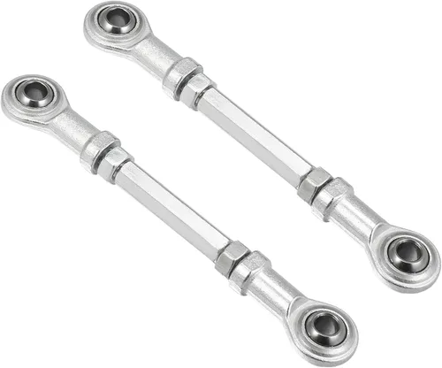 Miniatura 12 de Motoforti 2 unids 7.874 in longitud 0.315 in agujero diámetro ajustable dirección dirección varilla rótula articulación para 49cc ATV eléctrico Go