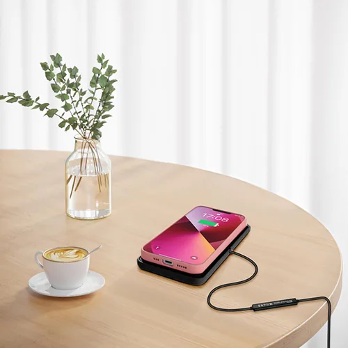 Miniatura 9 de Cargador inalámbrico para automóvil, cargador inalámbrico rápido para teléfono celular, antideslizante, alfombrilla de carga inalámbrica compatible
