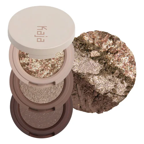 Miniatura 11 de Kaja Beauty Bento Collection - Trío de sombras de ojos elásticas Tonos naranja melocotón, tamaño de viaje, 02 Flor de Naranja, premio Allure Best