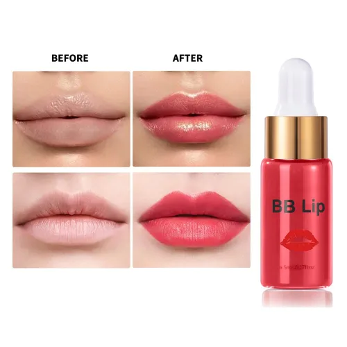 Miniatura 4 de BB Lips - Kit de suero semipermanente, tratamiento de maquillaje semipermanente, suero labial BB para pigmento labial, incluye pigmentos labiales