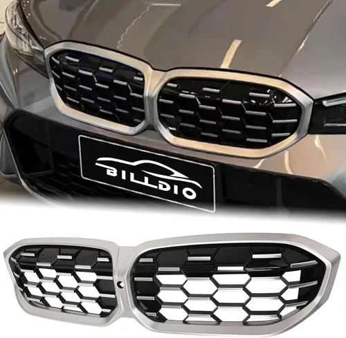 Miniatura 38 de Parrilla E90 – Rejilla negra de riñón individual compatible con BMW serie 3 E90 2009-2011 323i 328i 328xi 335d 335i 335xi Sedan LCI, E91 328i 328xi