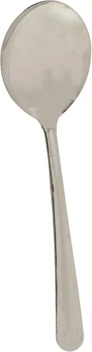 Winco - Juego de cucharillas de café Windsor, acero inoxidable 18-0. 12 unidades. 0002-02, Plateado