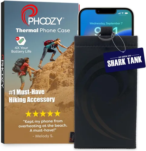 PHOOZY Funda térmica para teléfono Apollo II - Bolsa aislada para clima frío | Extiende la vida de la batería 4 veces | Accesorios para esquí con
