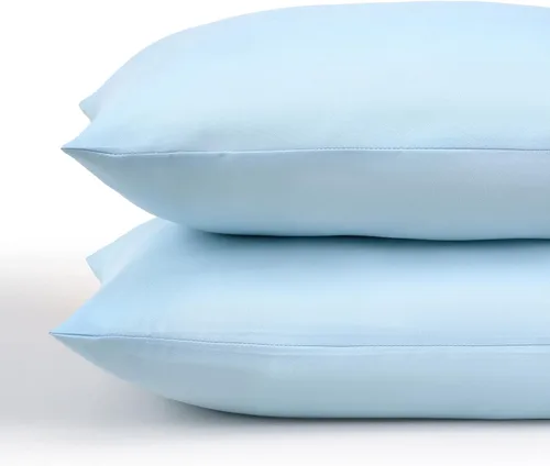 Miniatura 7 de TILLYOU Paquete de 2 fundas de almohada para niños pequeños con cierre de sobre, 13" x 18" de microfibra sedosa y suave, fundas de almohada de viaje
