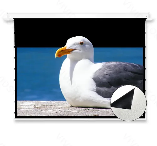 Miniatura 7 de VIVIDSTORM - Pantalla de proyector de cine blanco con tensión motorizada Phantom empotrada en el techo desde 2004-72 pulgadas para proyector normal