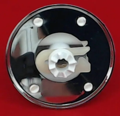 Miniatura 2 de Tyler WE1M654 - Paquete de 2 pomos de control de temporizador blanco con anillo de metal para General Electric GE WE1M654, AP3995088, 126429