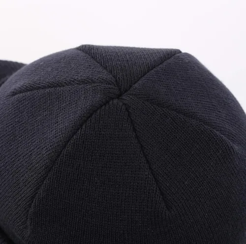Miniatura 84 de Home Prefer - Gorro de invierno para hombre con visera, cálida y doble punto.
