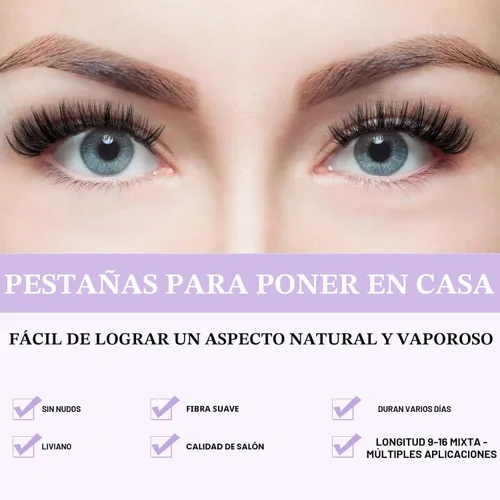 Miniatura 4 de B&Q - 280 racimos de pestañas naturales 30D, 40D, C, de 12 a 0.709 in, extensiones de pestañas individuales con banda fina suave y fina, aspecto