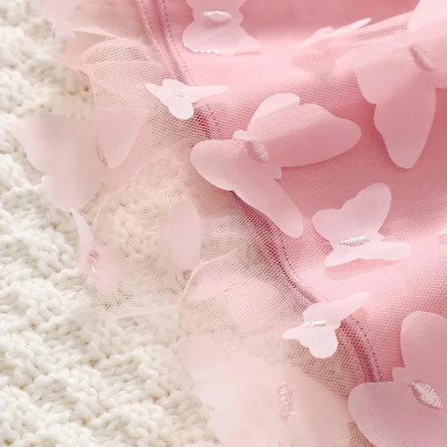 Miniatura 8 de Toddler Baby Girl Butterfly Dress Ruffle Sleeveless Tulle Tutu Dresses Girls Party Birthday Princess Dresses