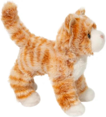 Miniatura 4 de Douglas Hally - Animal de peluche a rayas naranja 8 pulgadas de alto