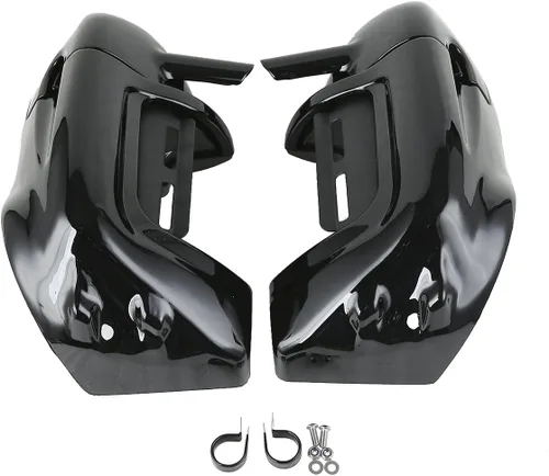 Miniatura 11 de TCT-MOTORPARTS Guantera de carenados de pierna ventilada inferior ABS para Harley Touring Road King, Street Glide, Electra Glide, Ultra-Classic