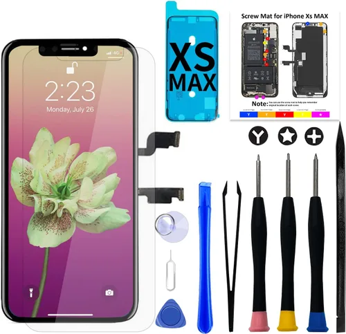 Miniatura 8 de Brinonac para iPhone 6, pantalla de repuesto negra, digitalizador LCD táctil, montaje completo con cámara frontal, sensor de proximidad, altavoz