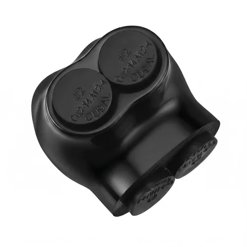 Miniatura 10 de 1 unidad de conectores de cable múltiple aislados, 2 puertos, empalme de entrada única, conector de alimentación eléctrica, terminales