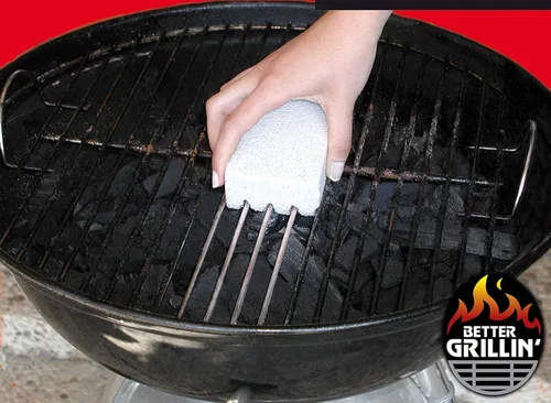 Miniatura 7 de Better Grillin - Limpiador de parrilla de piedra, protege las manos y las uñas al fregar la parrilla/plancha con piedra de fregar
