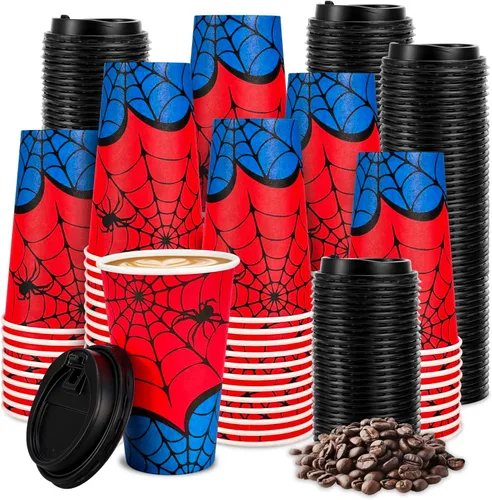 Miniatura 8 de JarThenaAMCS Tazas de café desechables del día de San Patricio con tapas, 16 onzas, trébol de la suerte, tazas de café para llevar, taza de café