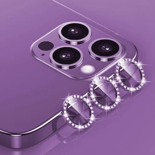 Miniatura 61 de Compatible con iPhone 11 Pro/11Pro Max/12 Pro Luminous Camera Lens Protector Ultra Thin Película de vidrio templado Protector de pantalla de cámara