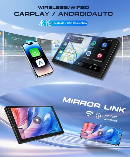 Miniatura 3 de Estéreo de coche Android 15 para Honda Accord 2003-2007 Radio inalámbrica Carplay Android Auto 10.1 pulgadas 1080P HD IPS pantalla táctil DSP EQ
