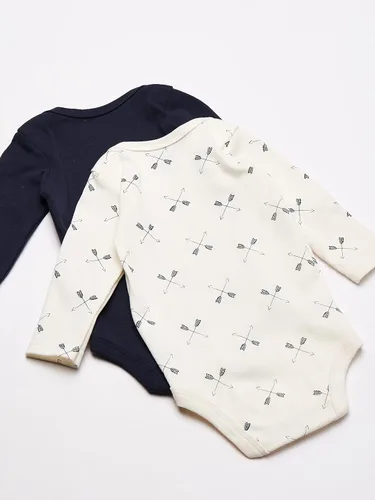 Miniatura 4 de Hudson Baby baby-boys Cotton Long-sleeve Bodysuits 5-pack